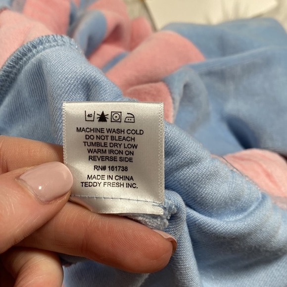 HP🍧[ Teddy Fresh ] Pastel Diamond Velour Pants - Picture 6 of 14